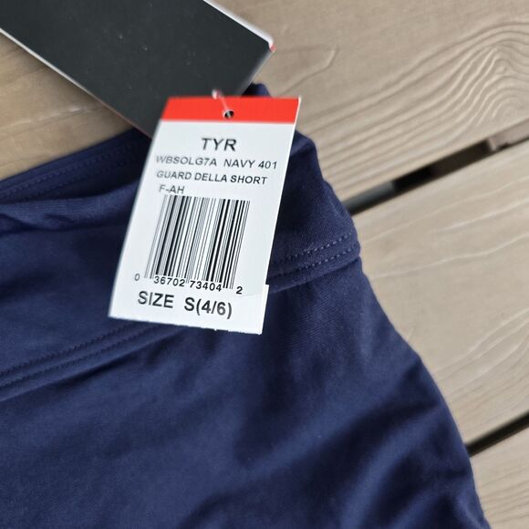 TYR Women's Navy Life Guard Tankini Racerback W/ Boyshorts Size S New Sample - Picture 6 of 6